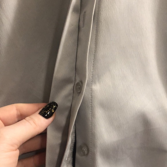 Vintage Y2K silver blouse - Picture 5 of 6